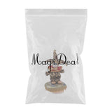 Maxbell 6inch Pocerlain Triangel Doll Clown Model Music Box Home Ornament Brown - Aladdin Shoppers