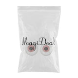 Maxbell 6mm Doll Eyeballs Round Glass Eyes for DIY Doll Making Crafts Aubergine - Aladdin Shoppers