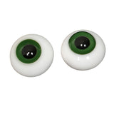 Maxbell 6mm Doll Eyeballs Round Glass Eyes for DIY Doll Making Crafts Blackish Green - Aladdin Shoppers