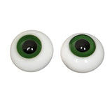 Maxbell 6mm Doll Eyeballs Round Glass Eyes for DIY Doll Making Crafts Blackish Green - Aladdin Shoppers