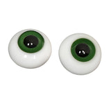 Maxbell 6mm Doll Eyeballs Round Glass Eyes for DIY Doll Making Crafts Blackish Green - Aladdin Shoppers