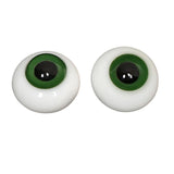 Maxbell 6mm Doll Eyeballs Round Glass Eyes for DIY Doll Making Crafts Blackish Green - Aladdin Shoppers