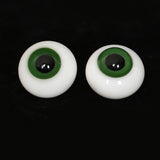 Maxbell 6mm Doll Eyeballs Round Glass Eyes for DIY Doll Making Crafts Blackish Green - Aladdin Shoppers