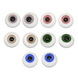 Maxbell 6mm Doll Eyeballs Round Glass Eyes for DIY Doll Making Crafts Light Gray - Aladdin Shoppers