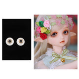 Maxbell 6mm Doll Eyeballs Round Glass Eyes for DIY Doll Making Crafts Light Gray - Aladdin Shoppers