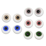 Maxbell 6mm Doll Eyeballs Round Glass Eyes for DIY Doll Making Crafts Light Gray - Aladdin Shoppers