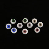 Maxbell 6mm Doll Eyeballs Round Glass Eyes for DIY Doll Making Crafts Light Gray - Aladdin Shoppers