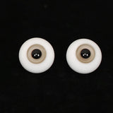 Maxbell 6mm Doll Eyeballs Round Glass Eyes for DIY Doll Making Crafts Light Gray - Aladdin Shoppers