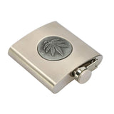 Maxbell 6oz Hip Flask Funnel Stainless Steel Pocket Container Liquor Alcohol color2 - Aladdin Shoppers