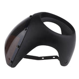 Maxbell 7" Motorcycle Headlight Fairing Screen Cover Cafe Racer Dumb Black + Smoke - Aladdin Shoppers