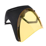 Maxbell 7" Motorcycle Headlight Fairing Screen Cover Cafe Racer Dumb Black + Yellow - Aladdin Shoppers