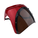 Maxbell 7" Motorcycle Headlight Fairing Screen Cover Cafe Racer Red + Smoke - Aladdin Shoppers