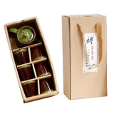 Maxbell 7 Pcs Ceramic Glazed Tea Cups & Teapot Delicate Chinese Kungfu Tea Set Green - Aladdin Shoppers