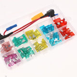 Maxbell 75pcs Auto Car Blade Fuse Assortment Kit 10A-35A with Fuse Tap Adapter - Aladdin Shoppers