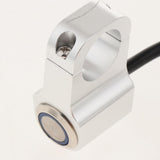 Maxbell 7/8" Motorcycle Handlebar Headlight Fog Light Switch Stainless Steel Blue - Aladdin Shoppers