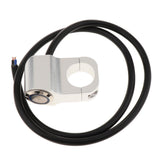 Maxbell 7/8" Motorcycle Handlebar Headlight Fog Light Switch Stainless Steel Blue - Aladdin Shoppers