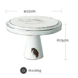 Maxbell 8"10" wood cake stands ornament Storage racks wedding cake fondant 22X15cm - Aladdin Shoppers