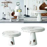 Maxbell 8"10" wood cake stands ornament Storage racks wedding cake fondant 22X15cm - Aladdin Shoppers
