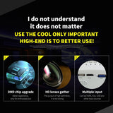 Maxbell 802 Mini Projector LED 3D Full HD 1080P Home Theater USB VGA TV AV Black - Aladdin Shoppers