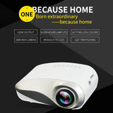 Maxbell 802 Mini Projector LED 3D Full HD 1080P Home Theater USB VGA TV AV Black - Aladdin Shoppers