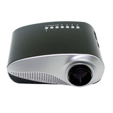 Maxbell 802 Mini Projector LED 3D Full HD 1080P Home Theater USB VGA TV AV Black - Aladdin Shoppers