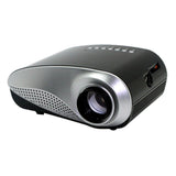 Maxbell 802 Mini Projector LED 3D Full HD 1080P Home Theater USB VGA TV AV Black - Aladdin Shoppers