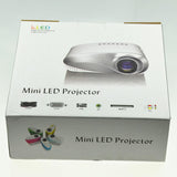 Maxbell 802 Mini Projector LED 3D Full HD 1080P Home Theater USB VGA TV AV White - Aladdin Shoppers