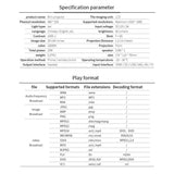 Maxbell 802 Mini Projector LED 3D Full HD 1080P Home Theater USB VGA TV AV White - Aladdin Shoppers