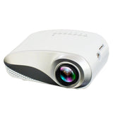 Maxbell 802 Mini Projector LED 3D Full HD 1080P Home Theater USB VGA TV AV White - Aladdin Shoppers