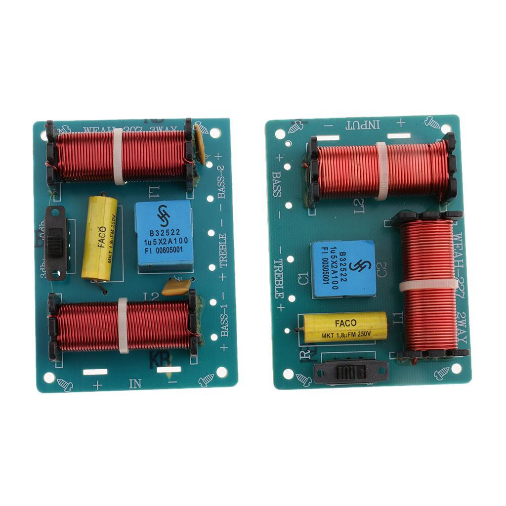 Maxbell 80W High-Low 2 Way HiFi Speaker Frequency Divider Crossover Filters - Aladdin Shoppers