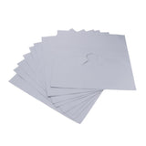 Maxbell 8Pcs 0.2mm Gas Stove Furnace Surface Protection Mat Oil-proof Pad Silver - Aladdin Shoppers