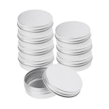 Maxbell 8Pcs 60ml Silver Aluminum Lip Balm Tin Container Bottle Empty Jars Cosmetic Pot with Screw Thread - for Store Spices, Candies, Tea, or Gift Giving - Aladdin Shoppers