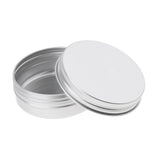 Maxbell 8Pcs 60ml Silver Aluminum Lip Balm Tin Container Bottle Empty Jars Cosmetic Pot with Screw Thread - for Store Spices, Candies, Tea, or Gift Giving - Aladdin Shoppers