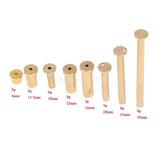 Maxbell 8pcs Brass Steel Wood Shaft Tip 2/4/6/8 g Plug Weights Parts for Golf Clubs - Aladdin Shoppers