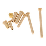 Maxbell 8pcs Brass Steel Wood Shaft Tip 2/4/6/8 g Plug Weights Parts for Golf Clubs - Aladdin Shoppers