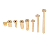 Maxbell 8pcs Brass Steel Wood Shaft Tip 2/4/6/8 g Plug Weights Parts for Golf Clubs