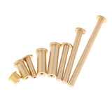 Maxbell 8pcs Brass Steel Wood Shaft Tip 2/4/6/8 g Plug Weights Parts for Golf Clubs - Aladdin Shoppers