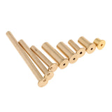 Maxbell 8pcs Brass Steel Wood Shaft Tip 2/4/6/8 g Plug Weights Parts for Golf Clubs - Aladdin Shoppers