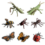 Maxbell 8Pcs Realistic Insect Bug Model Figures, Kids Nature Educational Toy Gift, Collectible - Aladdin Shoppers