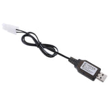 Maxbell 9.6V USB to L6.2-2P Plug NI-MH/NI-Cd Battery Charging Cable for RC Drone Toy - Aladdin Shoppers