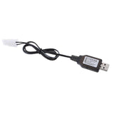 Maxbell 9.6V USB to L6.2-2P Plug NI-MH/NI-Cd Battery Charging Cable for RC Drone Toy - Aladdin Shoppers