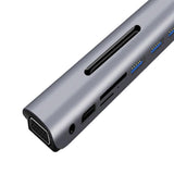 Maxbell 9 in 1 USB C HUB Type-C to HDMI 3 USB3.0 TF Audio PD Charging Dock Adapter - Aladdin Shoppers