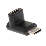 Maxbell 90 Degree Angle USB3.1 Type C Male to Female Data Extension Adapter - Aladdin Shoppers