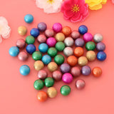 Maxbell 90PCS 16mm Colorful Glass Marbles, Kids Marble Run Game, Marble Solitaire Toy Accs Vase Filler & Fish Tank Home Decor #B - Aladdin Shoppers
