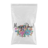 Maxbell 90PCS 16mm Colorful Glass Marbles, Kids Marble Run Game, Marble Solitaire Toy Accs Vase Filler & Fish Tank Home Decor #B - Aladdin Shoppers