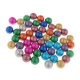 Maxbell 90PCS 16mm Colorful Glass Marbles, Kids Marble Run Game, Marble Solitaire Toy Accs Vase Filler & Fish Tank Home Decor #B - Aladdin Shoppers