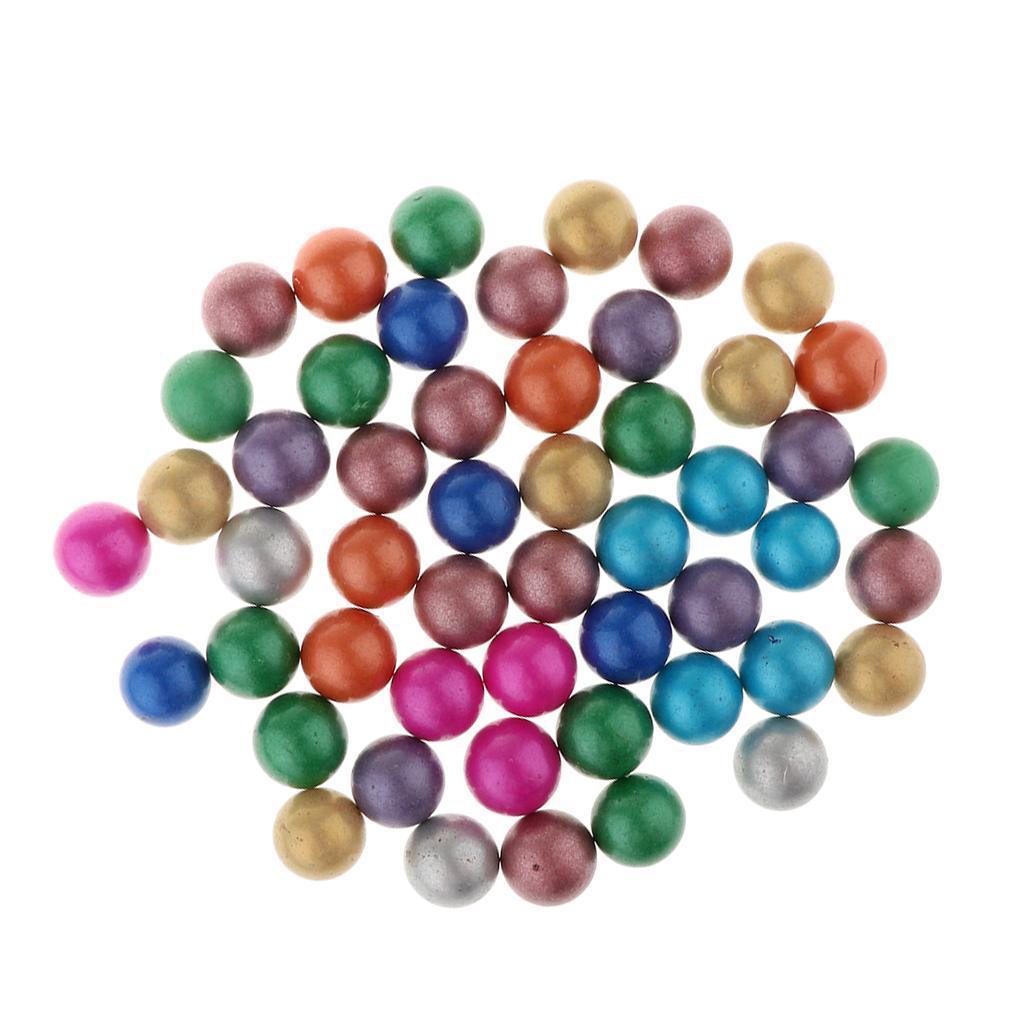 Maxbell 90PCS 16mm Colorful Glass Marbles, Kids Marble Run Game, Marble Solitaire Toy Accs Vase Filler & Fish Tank Home Decor #B - Aladdin Shoppers