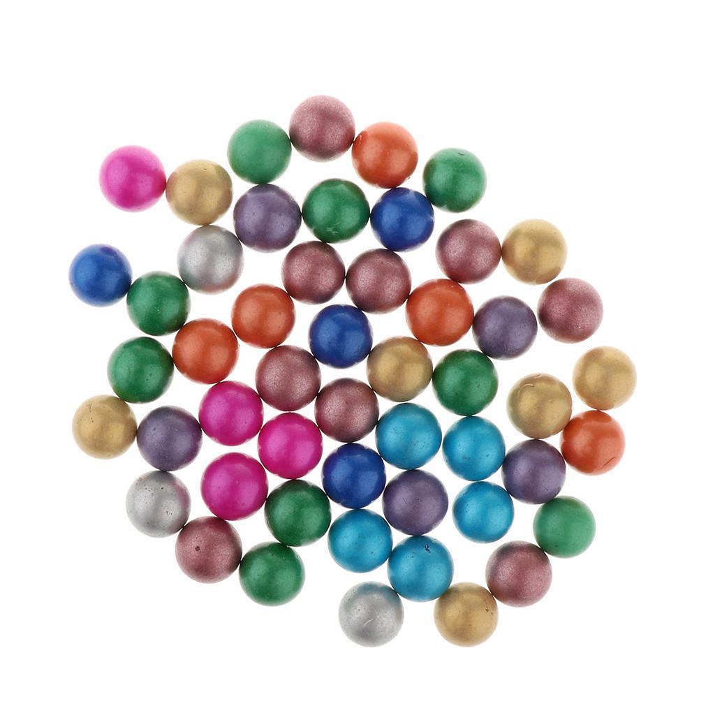 Maxbell 90PCS 16mm Colorful Glass Marbles, Kids Marble Run Game, Marble Solitaire Toy Accs Vase Filler & Fish Tank Home Decor #B - Aladdin Shoppers