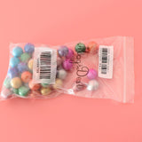 Maxbell 90PCS 16mm Colorful Glass Marbles, Kids Marble Run Game, Marble Solitaire Toy Accs Vase Filler & Fish Tank Home Decor #B - Aladdin Shoppers