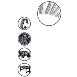 Maxbell 9pcs/Pack Roll Pin Punch Set Steel Removal Punch With Bag For Handmade Craft - Aladdin Shoppers